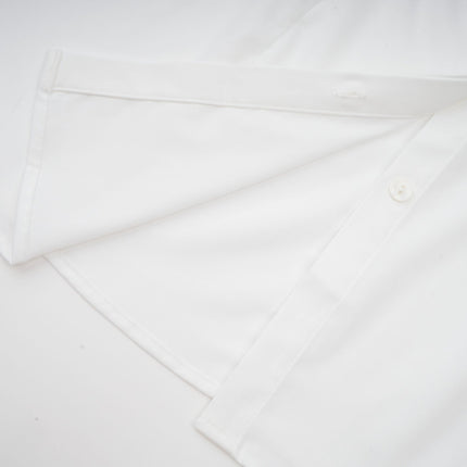 Kiara White & Black Shirt Skirt Matching Set