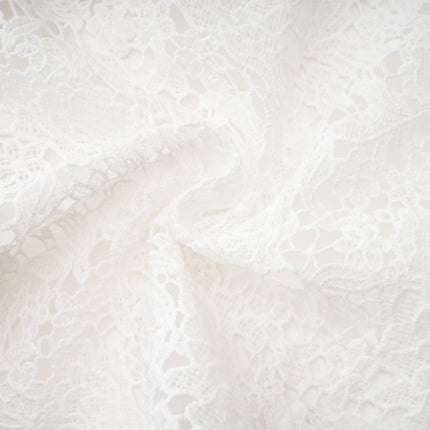 Kimberly White Lace Cut Out Mini Dress Ruffle Hem