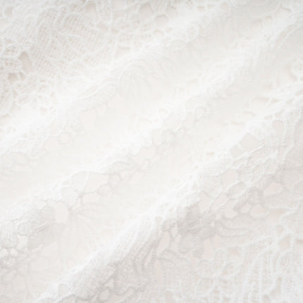 Kimberly White Lace Cut Out Ruffle Dress