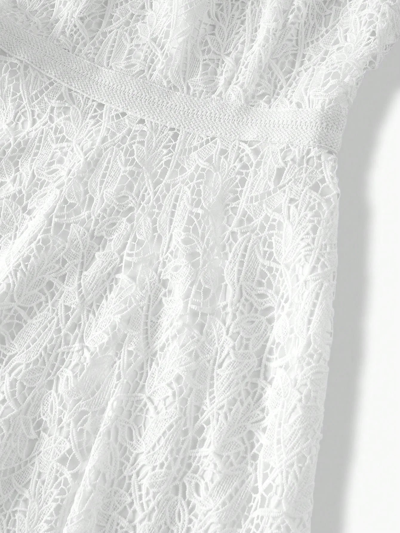 LACE ZIPPER BACK SLEEVELESS DRESS