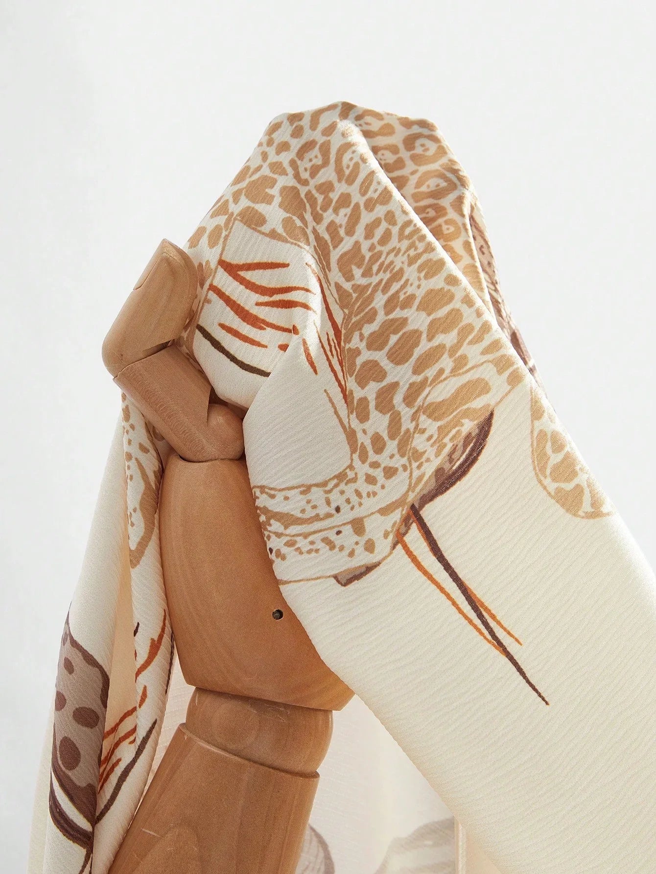 Ladies Spring And Summer HighEnd Coconut Tree Fashionable And Elegant Printed Elegant Long Sleeved