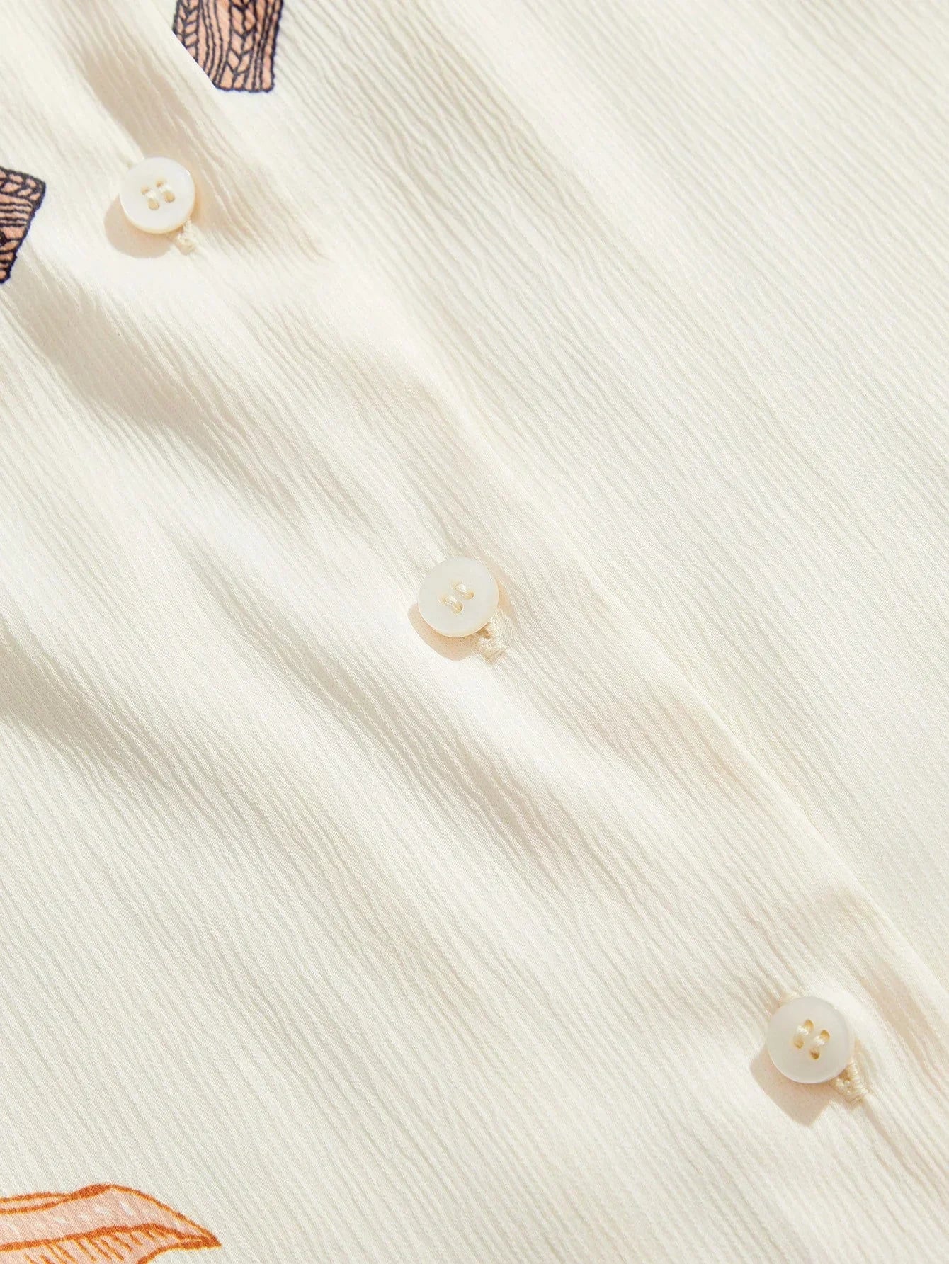 Ladies Spring And Summer HighEnd Coconut Tree Fashionable And Elegant Printed Elegant Long Sleeved