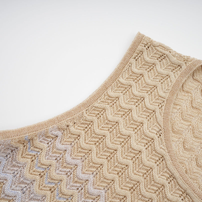 Laney Neutrals Ribbed Knit Midi Dress