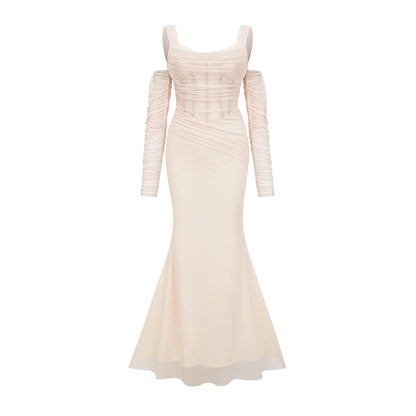 Laurianne white midi dress