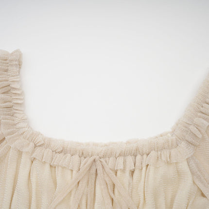 Leslie Metallic Threading Midi Dress in stunning Neutrals