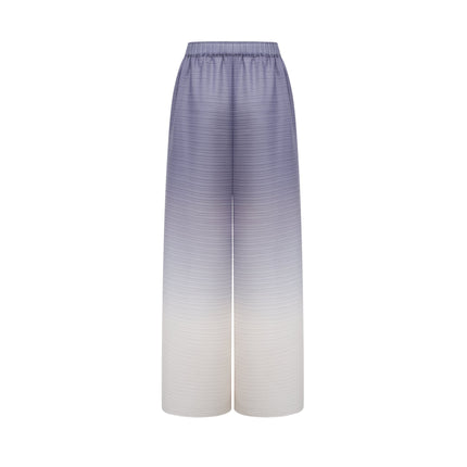 Letizia Purple Blouse Trousers Set