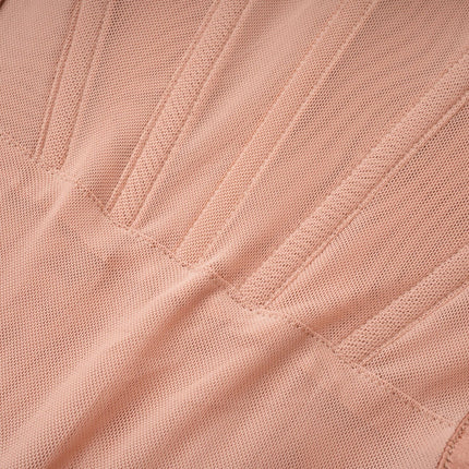 Lexi Pink Mini Dress with Spaghetti Straps and Lace Hem