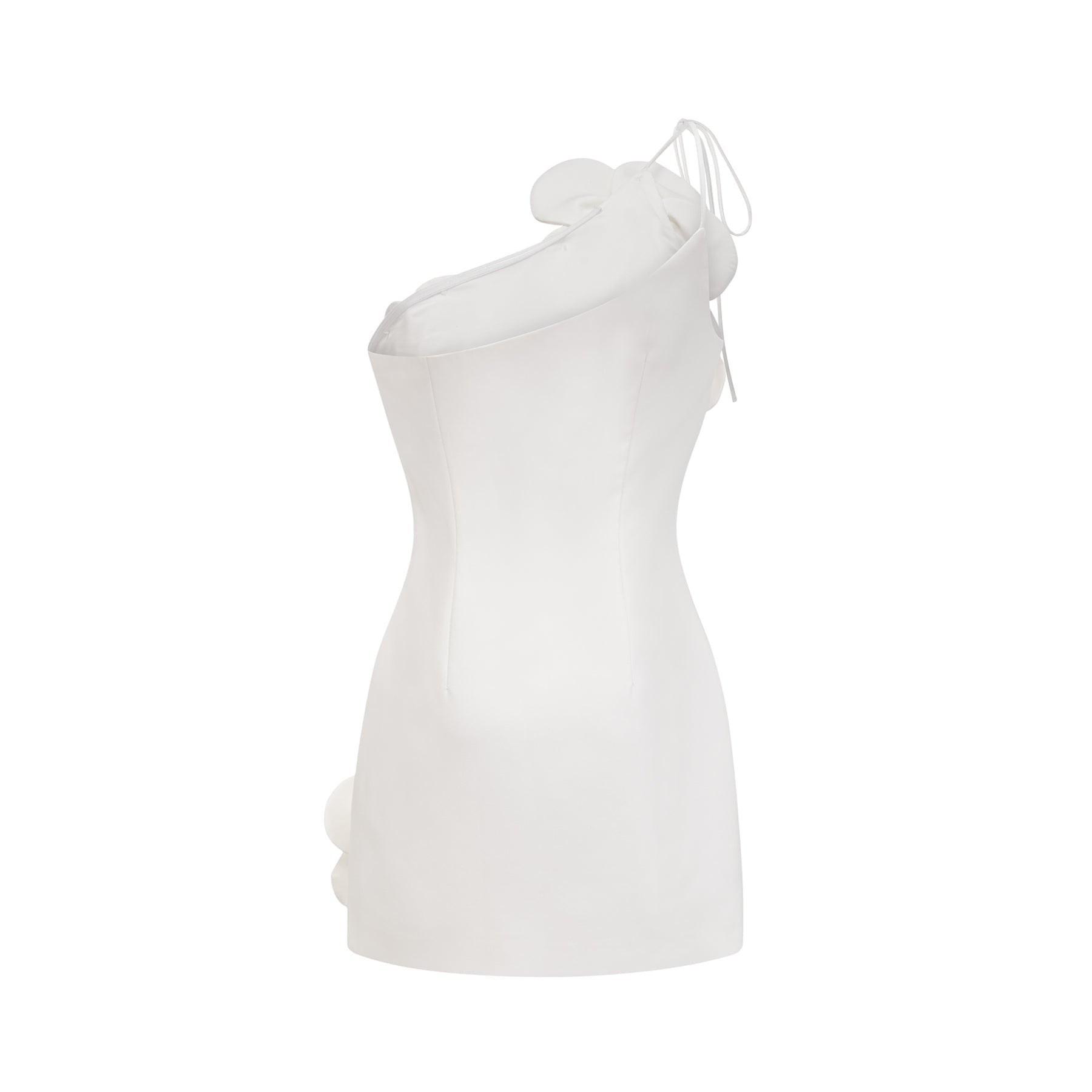 Liane floral offshoulder mini dress in White