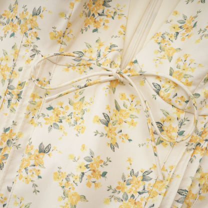 Liane floralprint pleated mini dress