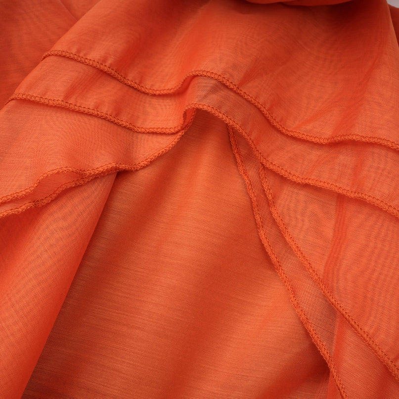 Liliana Maxi Dress Orange Halterneck Floral Appliqué Sleeveless Ankle-Length Polyester