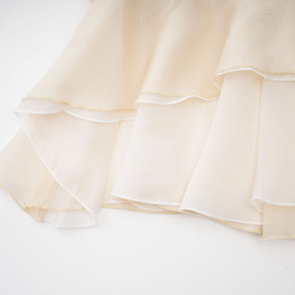 Lisette offshoulder chiffon mini dress
