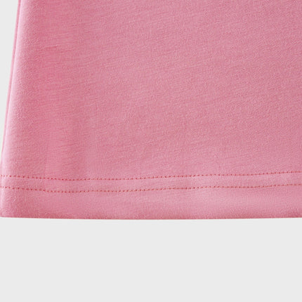 Lola Pink Maxi Dress with Faux-Flower Embellishment and Bow-Tie Neckline