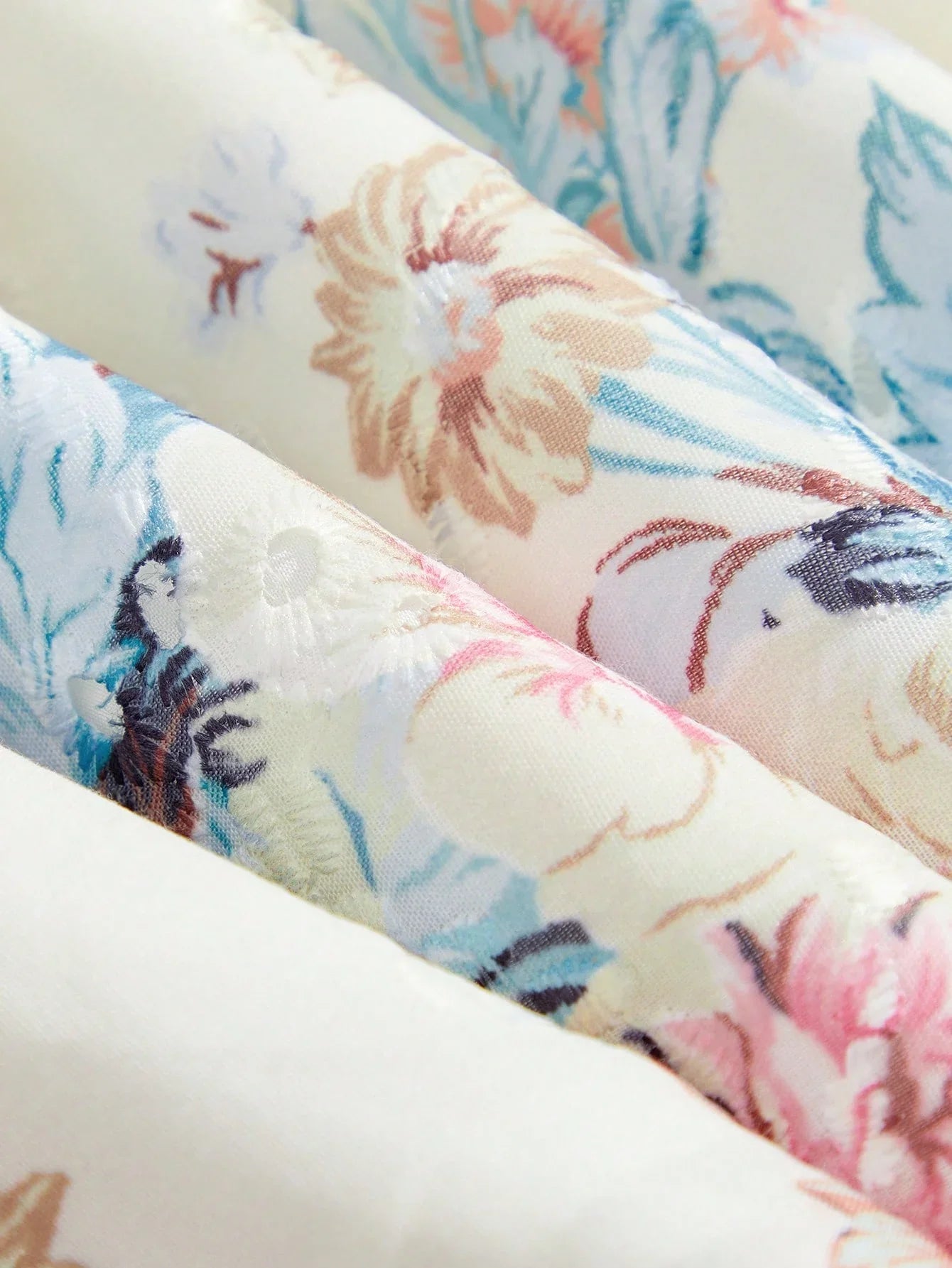 Loose French Button Down Balloon Sleeve Turndown Collar Belted Floral Print Maxi Dress Spring