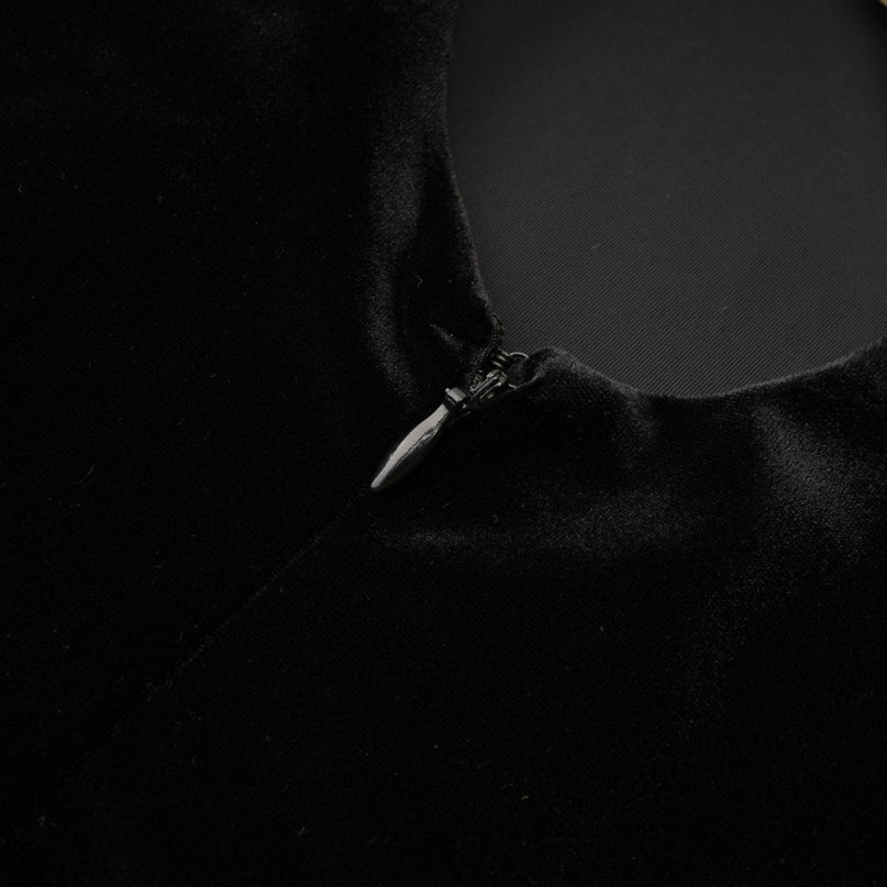 Lucena faux pearlembellished velvet dress