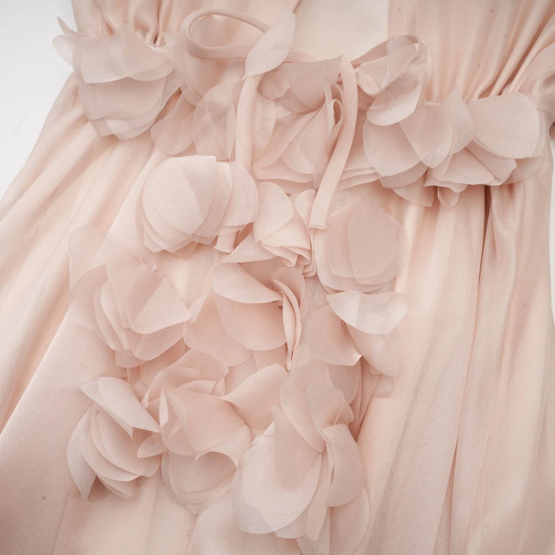 Lucie fauxfloral embellished midi dress