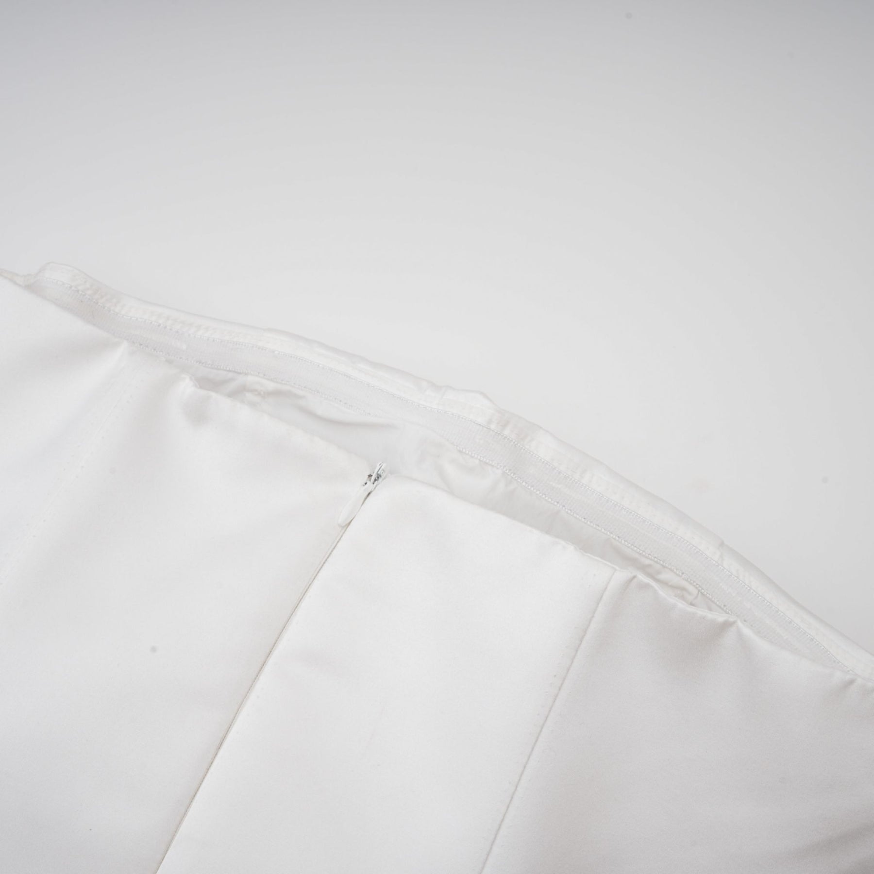Lucie white petallayered strapless corset mini dress