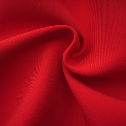 Mackenzie Red Floral Appliqué Mini Dress