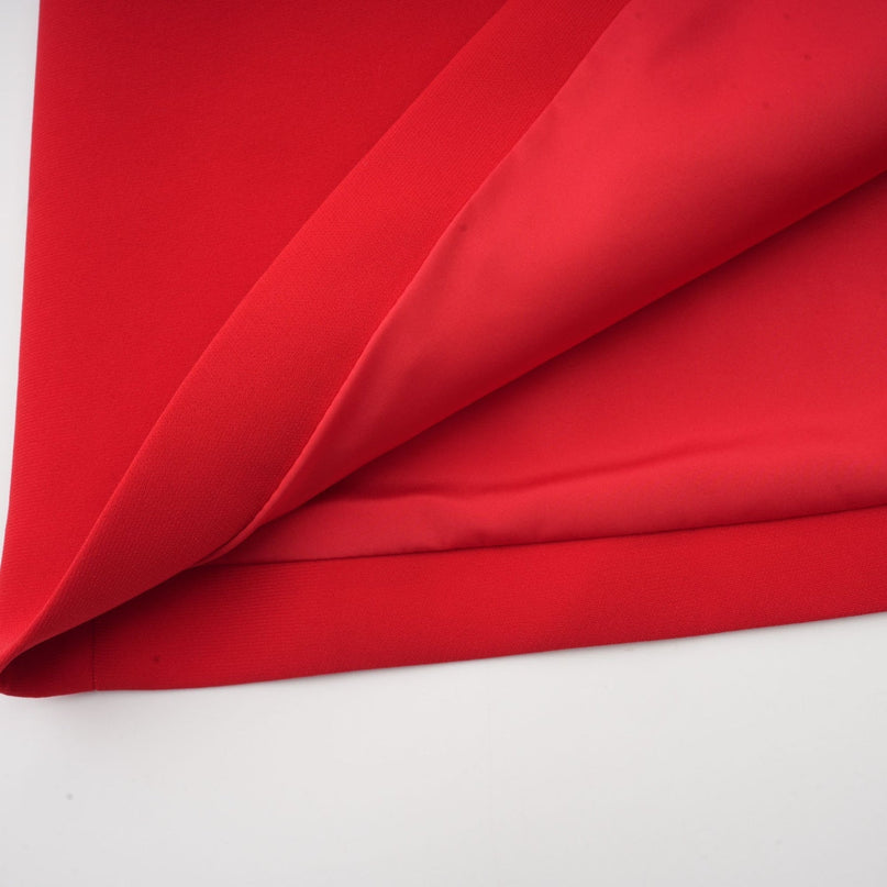 Mackenzie Red Floral Appliqué Mini Dress