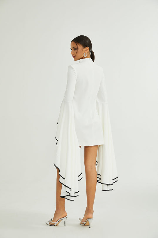 Madeleine rufflesleeve dress