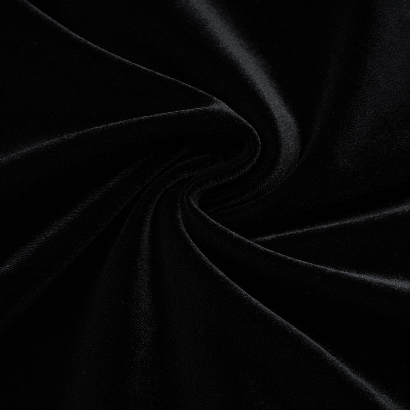 Madisyn Black Crystal Embellished U-Neckline Midi Dress 100% Polyester Spaghetti Straps Size M Model 5'10 Zip Fastening