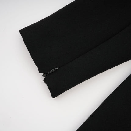 Maëlys black crystalembellished midi dress