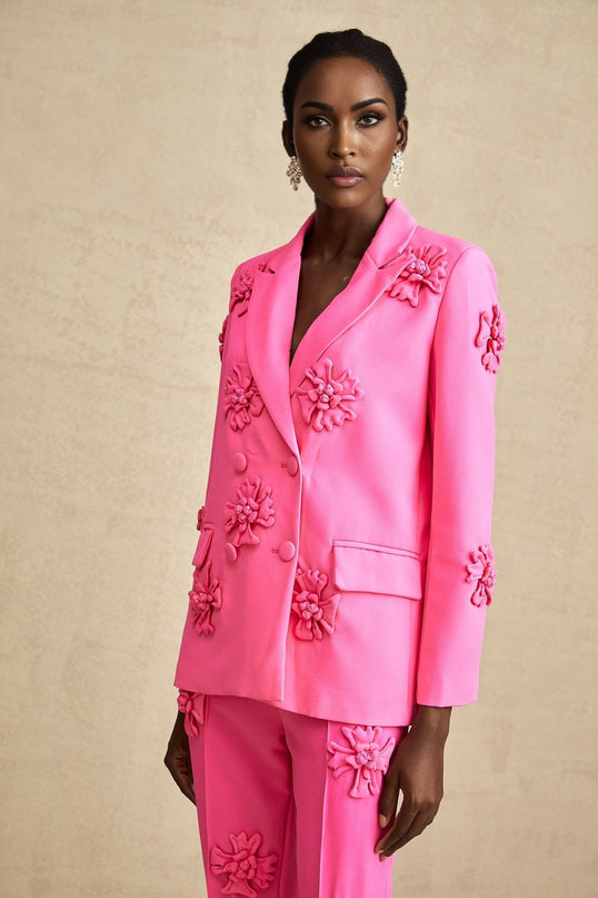 Maeve Pink Jacket and Trousers Matching Set