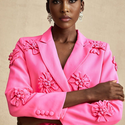 Maeve Pink Jacket and Trousers Matching Set