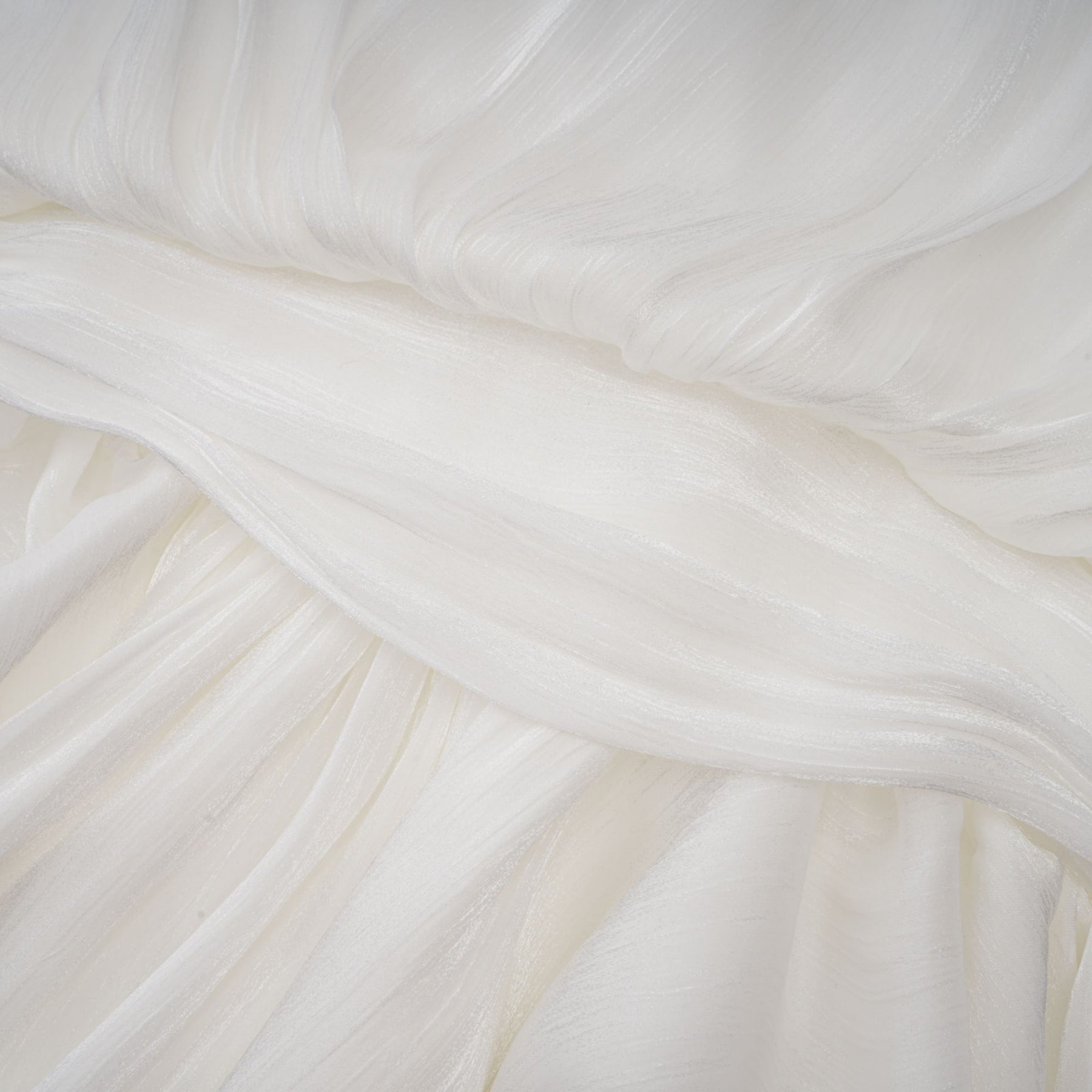 Mahault white pleated glittereffect mini dress