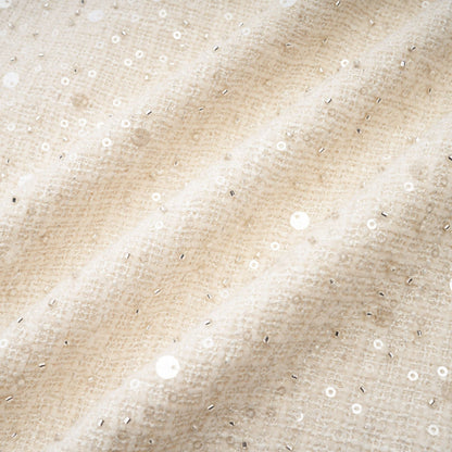 Manon blue tweed sequined mini dress