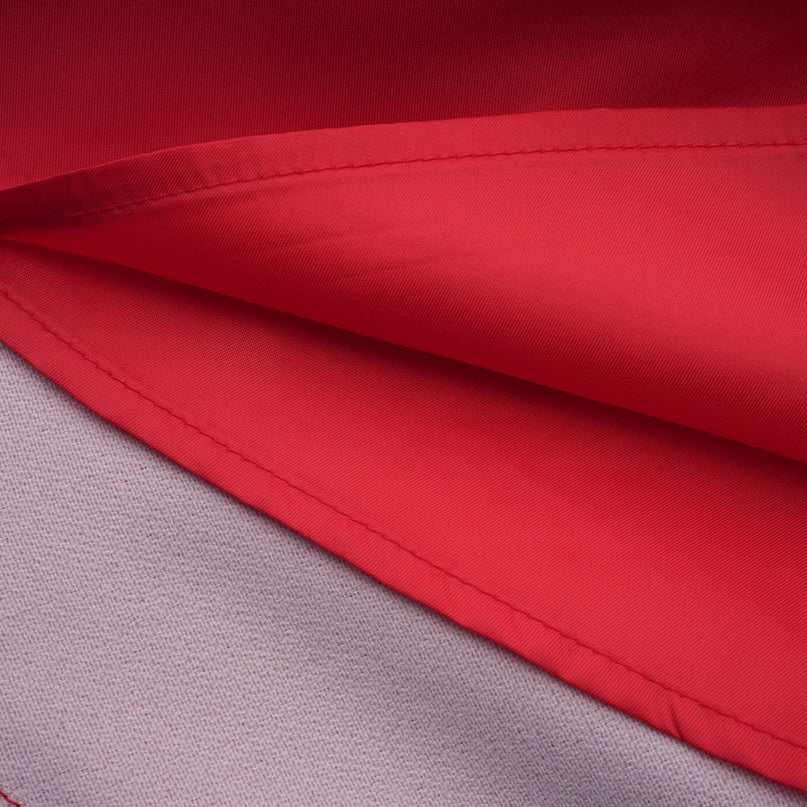 Mariangela Red Crystal Pleated Mini Dress Thigh Length