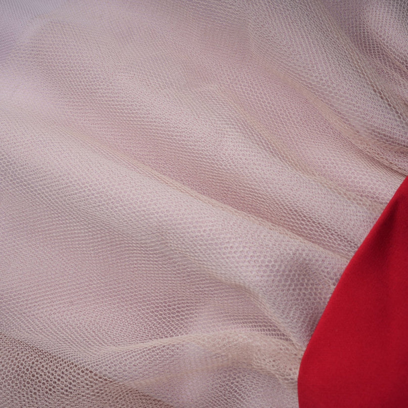 Mariangela Red Crystal Pleated Thigh Length Mini Dress