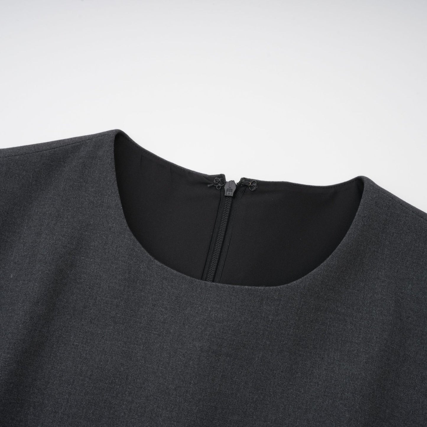 Marianne petaltrim wool mini dress