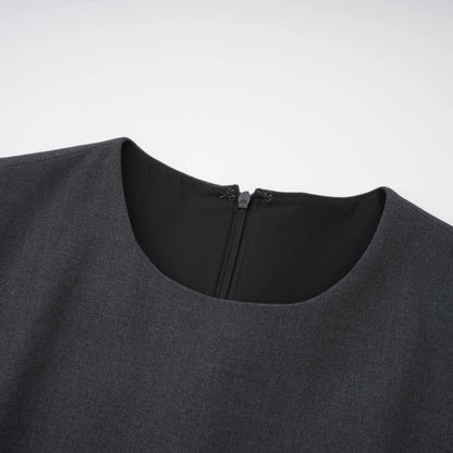Marianne petaltrim wool mini dress
