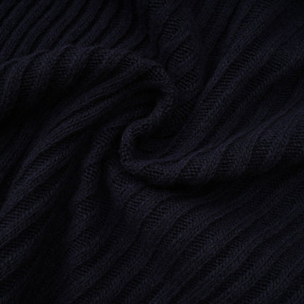 Mariarosa Dark Blue Knitted Matching Set Top and Dress