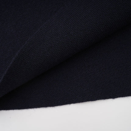 Mariarosa Dark Blue Knitted Matching Set Top Dress