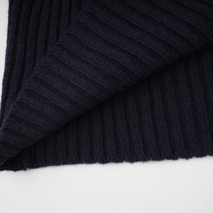 Mariarosa Dark Blue Top Dress Knitted Matching Set