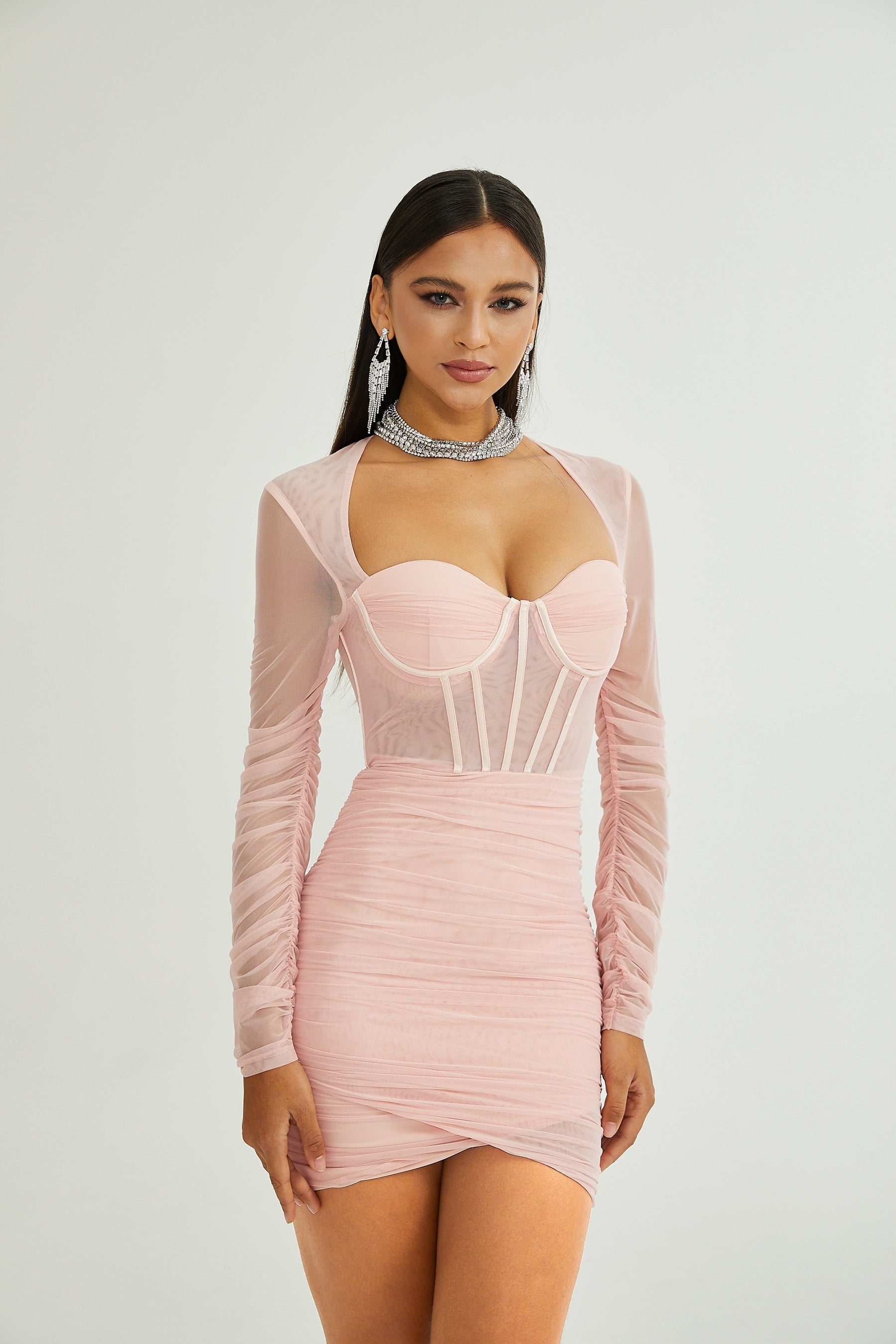 Marie longsleeved mesh dress