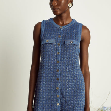 Marley Blue Sequin Mini Dress