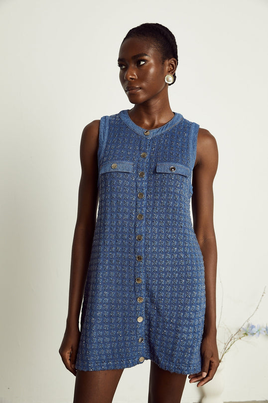 Marley Blue Sequin Mini Dress