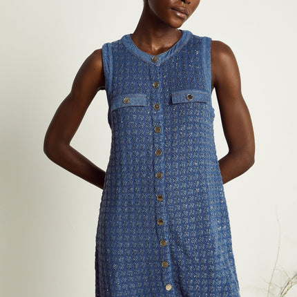 Marley Blue Sequin Mini Dress