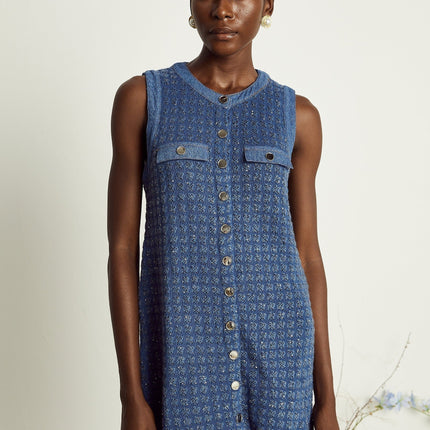 Marley Blue Sequin Mini Dress