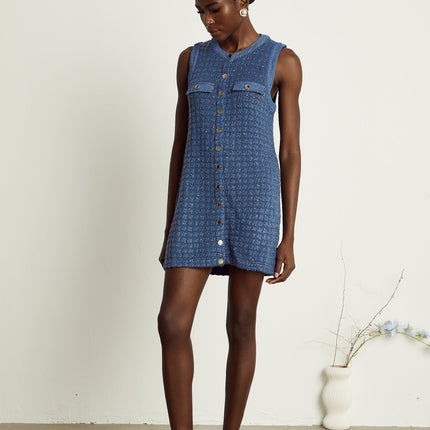 Marley Blue Sequin Mini Dress