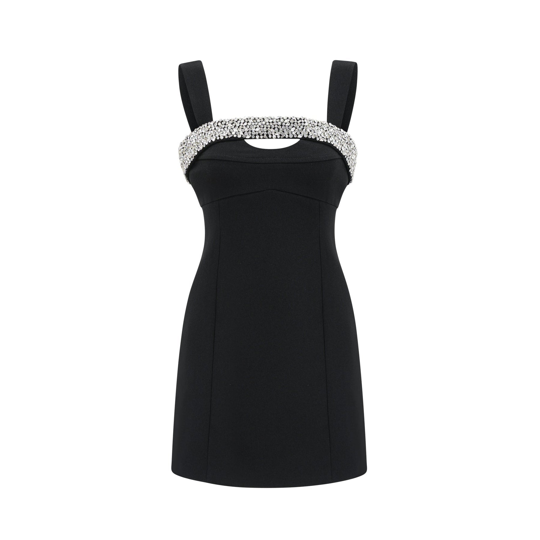 Mathilde black mini dress