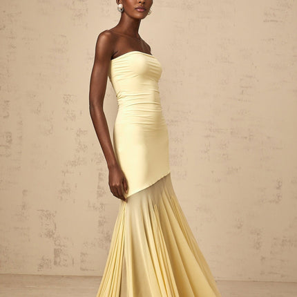 Matilde Yellow Maxi Dress in Radiant Yellow