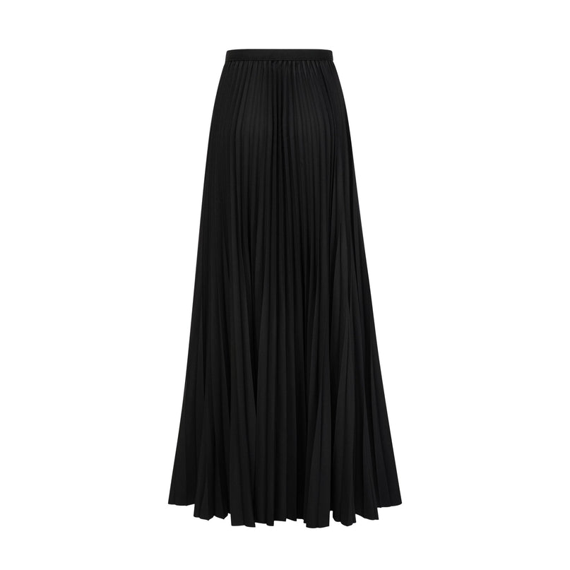 Melanie Black and Gold Gilded Cape Top and Skirt Set