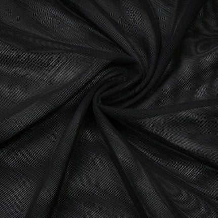 Melanie Black Off-Shoulder Maxi Dress Sweetheart Neckline Mesh Ruched Fishtail Silhouette Semi-Sheer Special Occasion 80 Polyester 20 Cotton