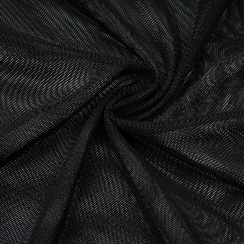 Melanie Black Off-Shoulder Maxi Dress Sweetheart Neckline Mesh Ruched Fishtail Silhouette Semi-Sheer Special Occasion 80 Polyester 20 Cotton