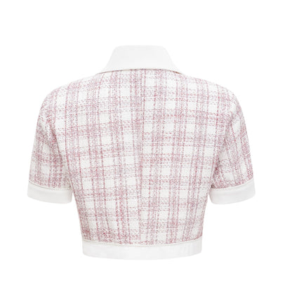 Melanie cropped top  skirt matching set