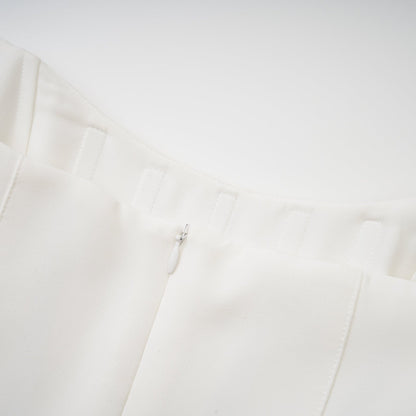 Melisande white embellished midi dress