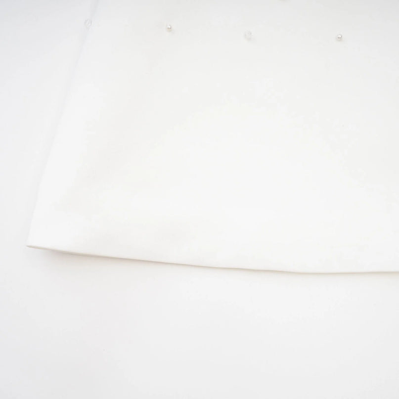 Melisande white embellished mini dress